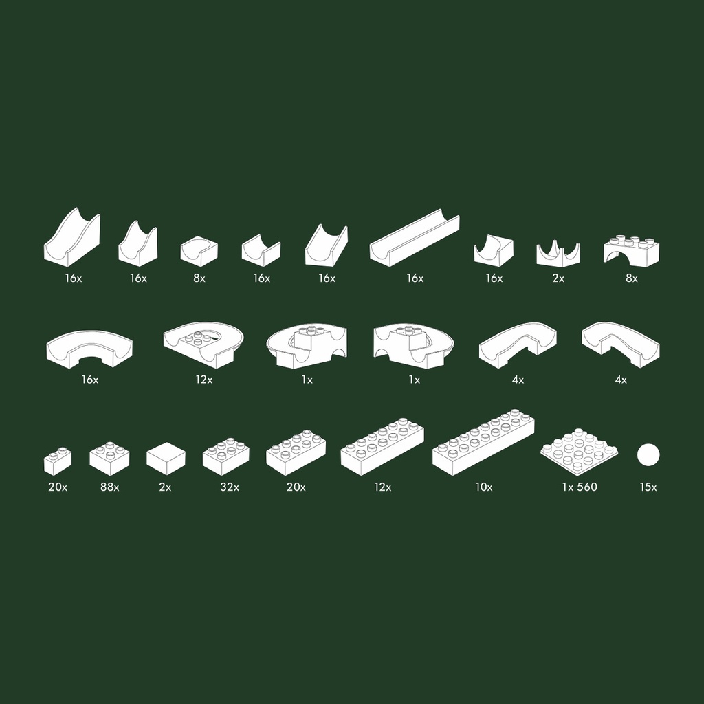 KIGA SET II - 352 Teile