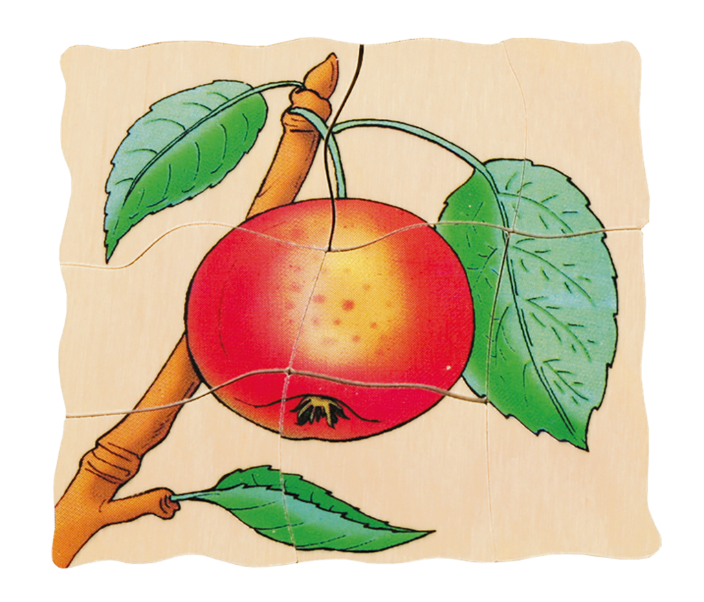 Lagen-Puzzle "Apfel"
