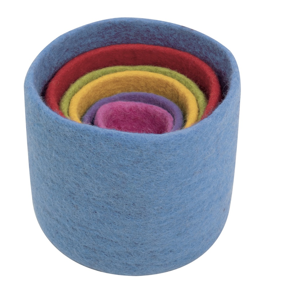 Filz-Stapelschalen - 6er Set