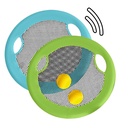 Netz Tamburin Spiel mit 2 Bällen