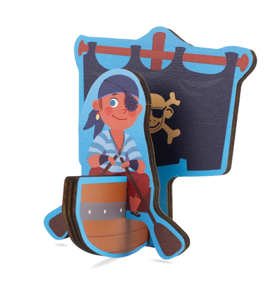 3D ERLEBNISPUZZLE »PIRATEN«