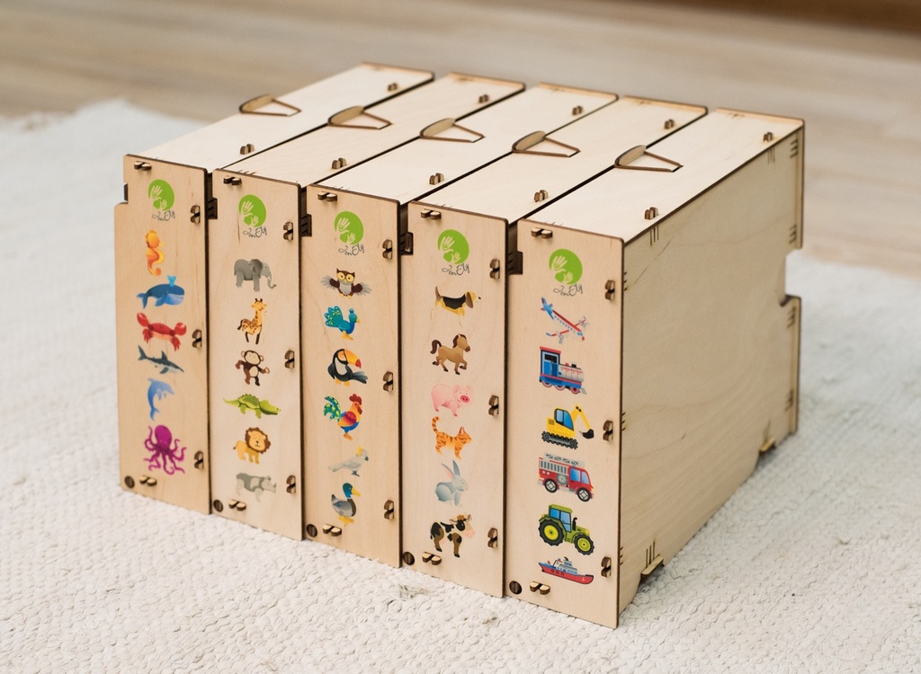 Magnetpuzzle Wildtiere 