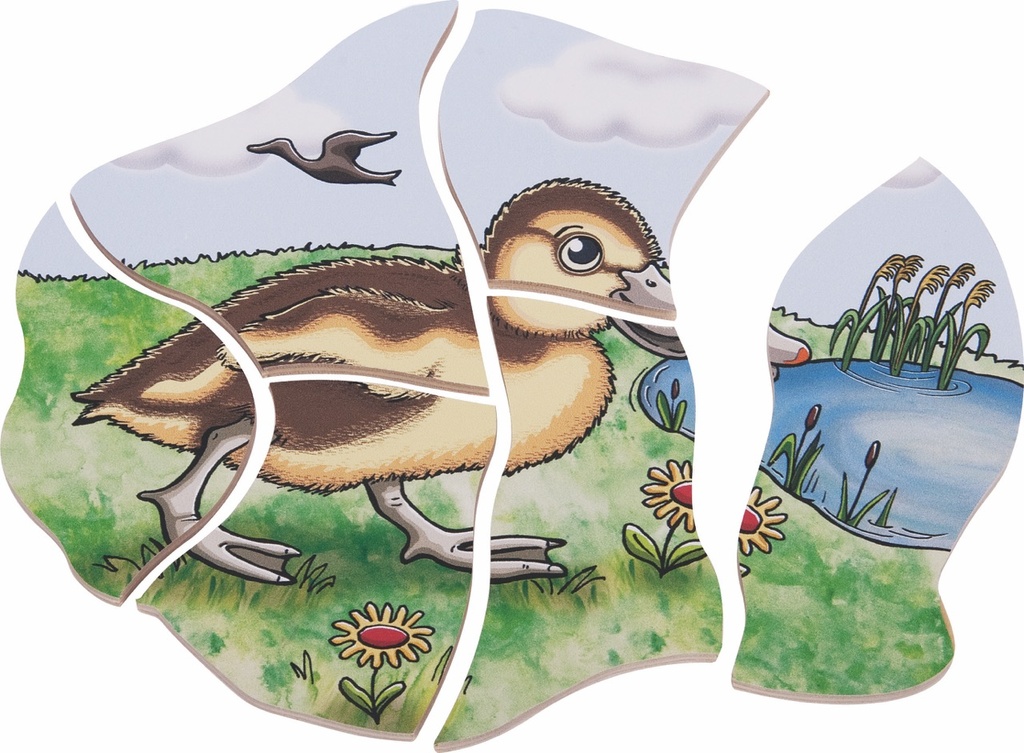 Lagen-Puzzle "Ente"