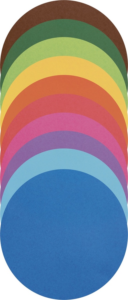 Faltblätter Rund 15cm 100 Blatt