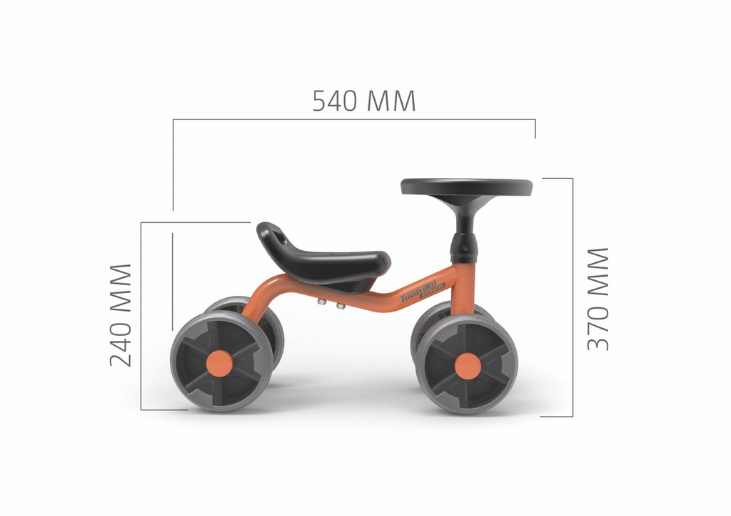 Krippen Vierrad mit Lenker