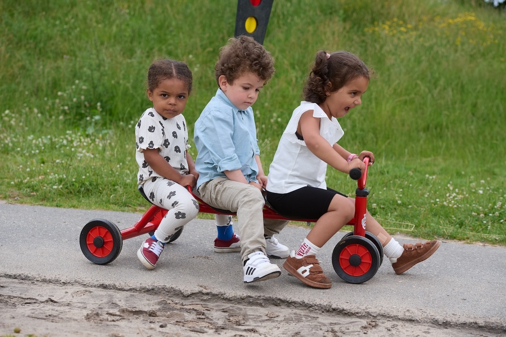 Mini Rutsch Dreirad für drei