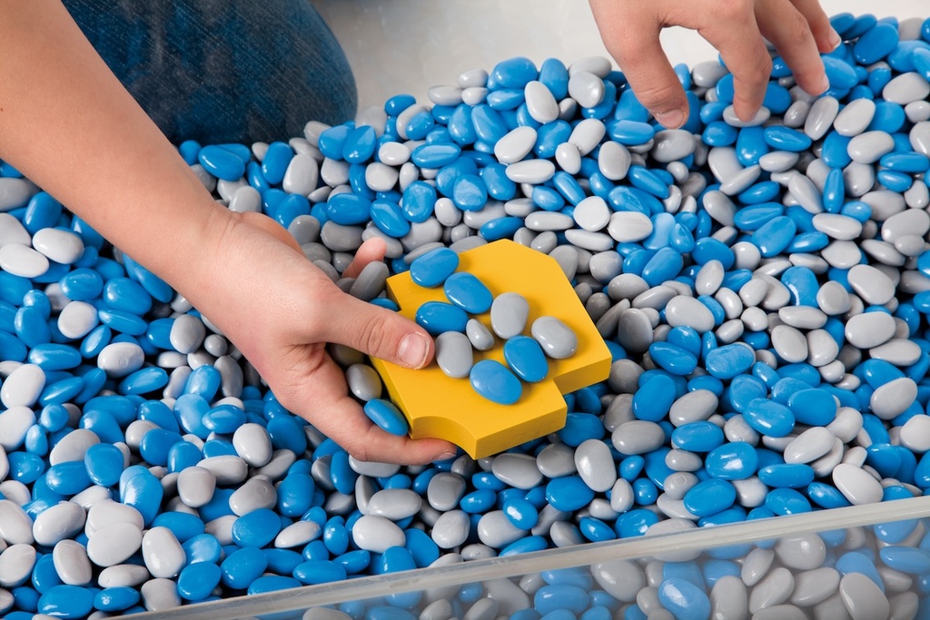 TheraBeans 30kg Komplettset m. Acrylbox