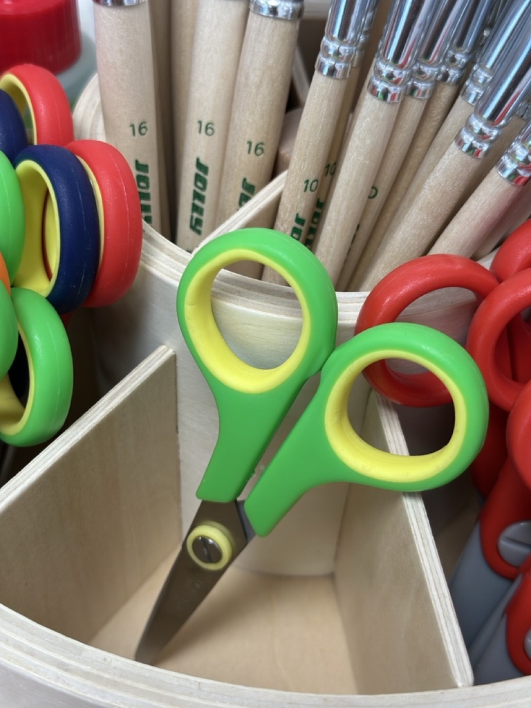 Dreh-Sortierschale "Basteln" - befüllt