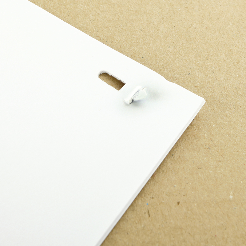 Umweltschonender Hefter (keine Klammern nötig)