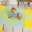 3-in-1 faltbare Spielmatte Tipi-Zelt & Boot