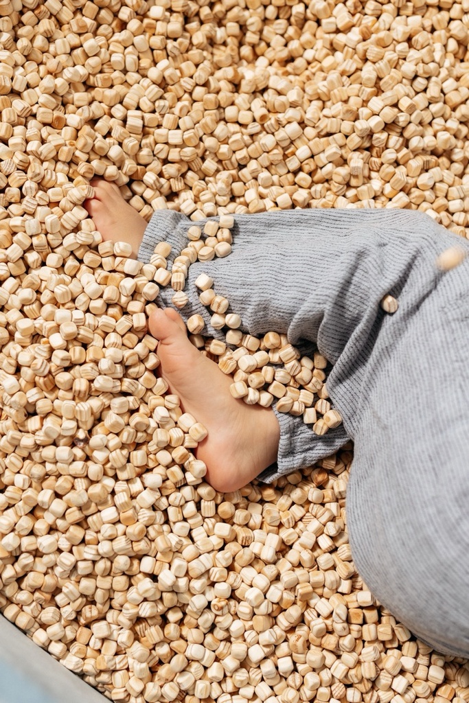 10kg Sensorik - Holzwürfel