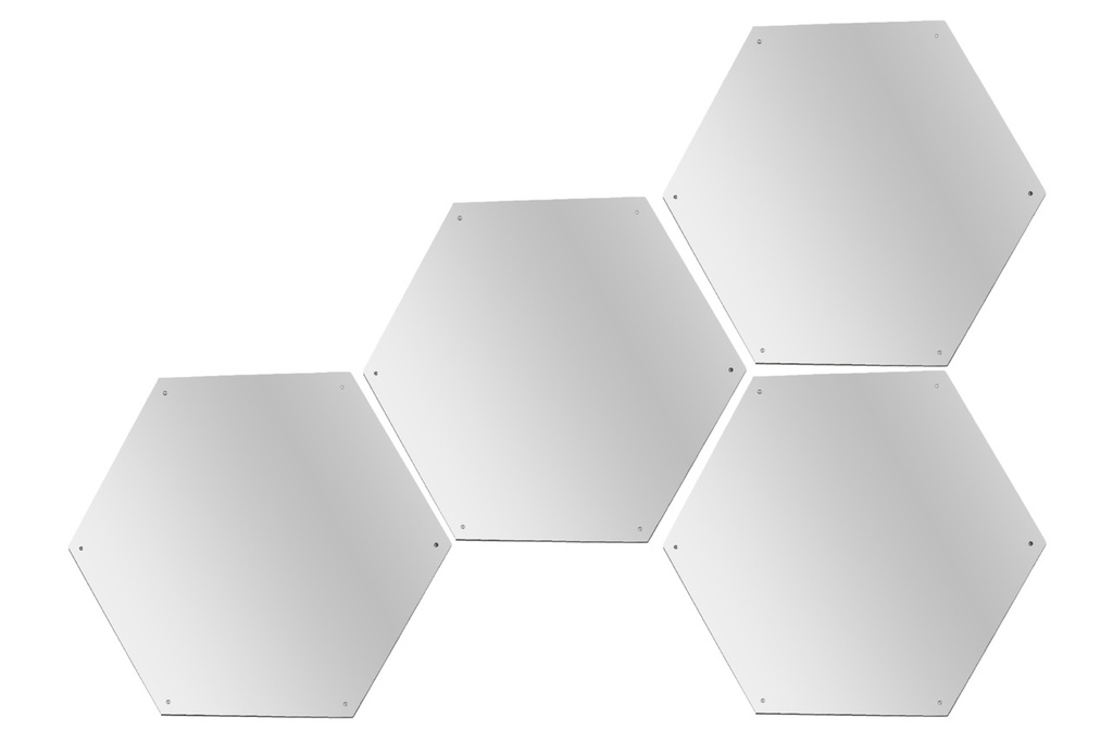 Sicherheitsspiegel - Hexagon