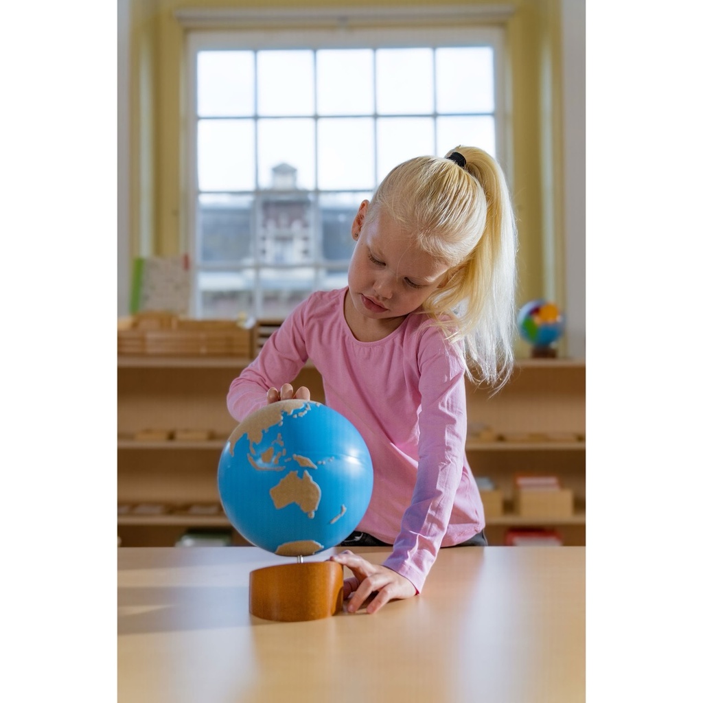 Globus Land und Wasser - Sandpapier