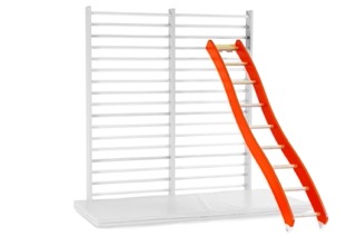 Turnleiter Wellenform mit Holzsprossen U3 geeignet