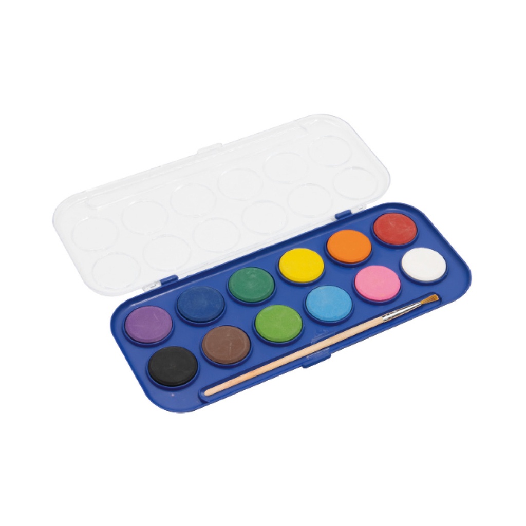 Wasserfarbkasten 12 Farben 