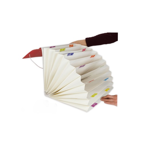 [115033] Fächermappe A4 - Papier