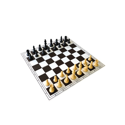 [104166] Schachfiguren Kunststoff