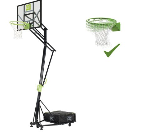 [46051100] Exit Galaxy versetzbarere Basketballkorb mit Rädern mit Dunkring